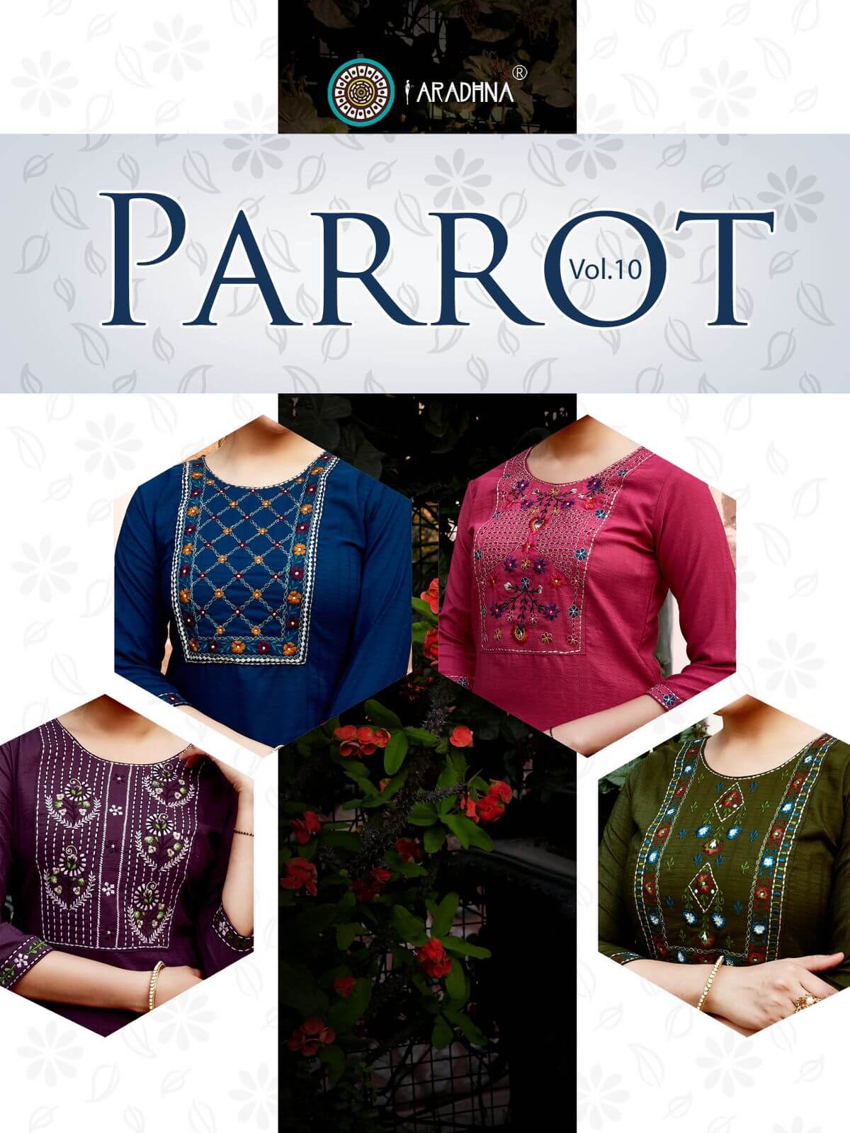 ARADHNA KURTI Parrot Vol 10